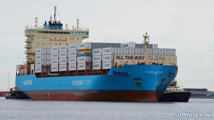 Суда работающие на метаноле компании Maersk